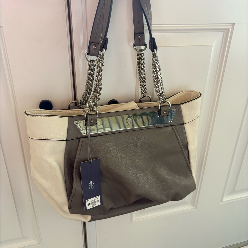 Jennifer Lopez Two-Tone Shoulder Bag NWT